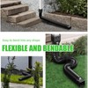 Flexible Downpipe Downspout Extension Kit: Retractable Rain Gutter Downspout Extensions