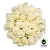 Bloomingmore Flowers, 50 Farm Fresh Fair Trade White Roses, 50