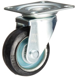 OH プレスキャスター 自在 ゴム車 75mm OHJ75