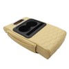 Priprilod Beige Car Center Console Armrest Pillow, Memory Foam with