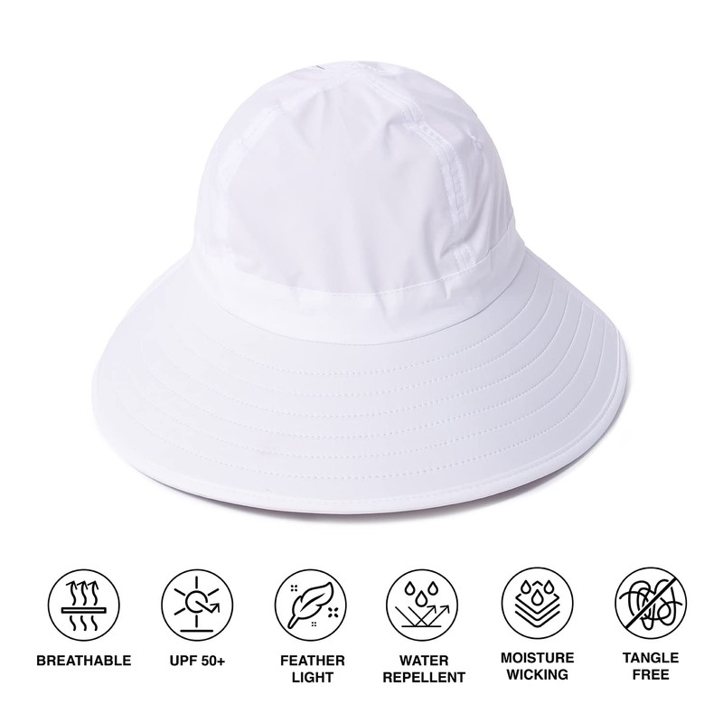Ponyflo Sun Hat White