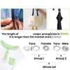 Veumoie Pearl Snaps for Fabric Snap Pliers, Metal Snap Button