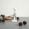 Lodkksg White Abstract Face Sculpture, Modern Art Decor, Hand on