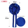 Satin Bonnet 2PCS, Shower Caps 2-Tone Double-Sided Silk Hair Wrap,