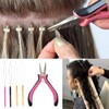 Hair Extension Pliers Kit, Hair Loop Pull Through Tool, Hair