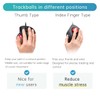 SANWA Wired Ergonomic Trackball Mouse, Optical Rollerball Mice, Programmable Silent