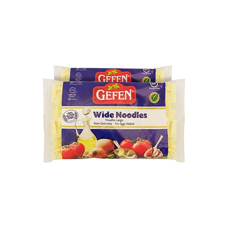 Gefen Gluten Free Wide Noodles 9oz (2 Pack) | No