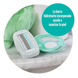 Schick INTUITION Go - Maquinilla de afeitar desechable para piel sensible, 1 unidad, maquinilla de afeitar para piel sensible, maquinilla de afeitar d