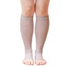 Maison Peony Organic Cotton Compression Socks, Open Toe, No Toe,