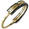Zanipolo Tartzini Men's Silver Gold Bracelet, Hand Cuff, Handcuff, Surgical