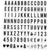A Set 104Pcs Black Cinematic Lightbox Replacement Letters & Numbers