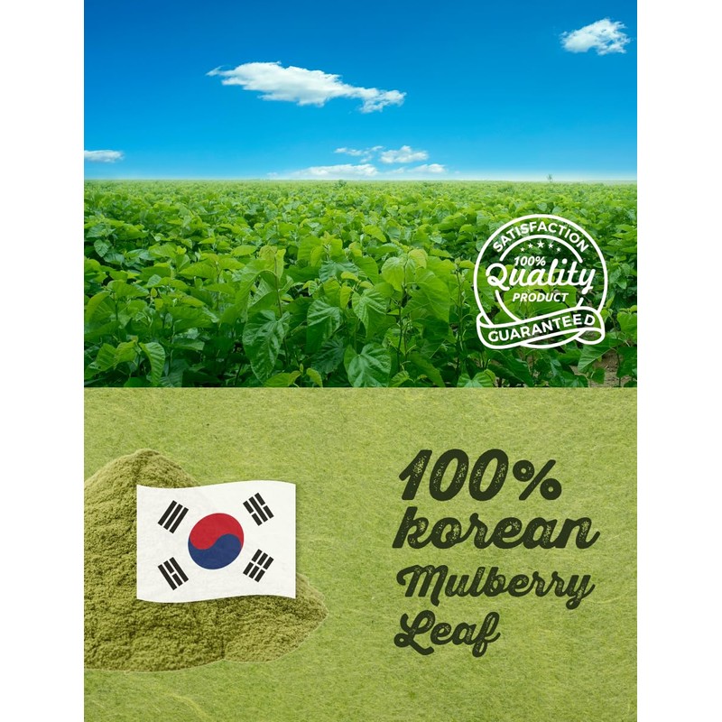 FARMER QUEEN [7.05oz] Korea Pure 100% Dried Mulberry Leaf Powder