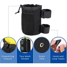 Pet Bottle Holder, Drink Holder, Water Bottle Pouch, Water Bottle, Foldable, Umbrella, Mountaineering, Attach to a Backpack Belt, Pet Bottle Holder Cover, Pet Bottle Case