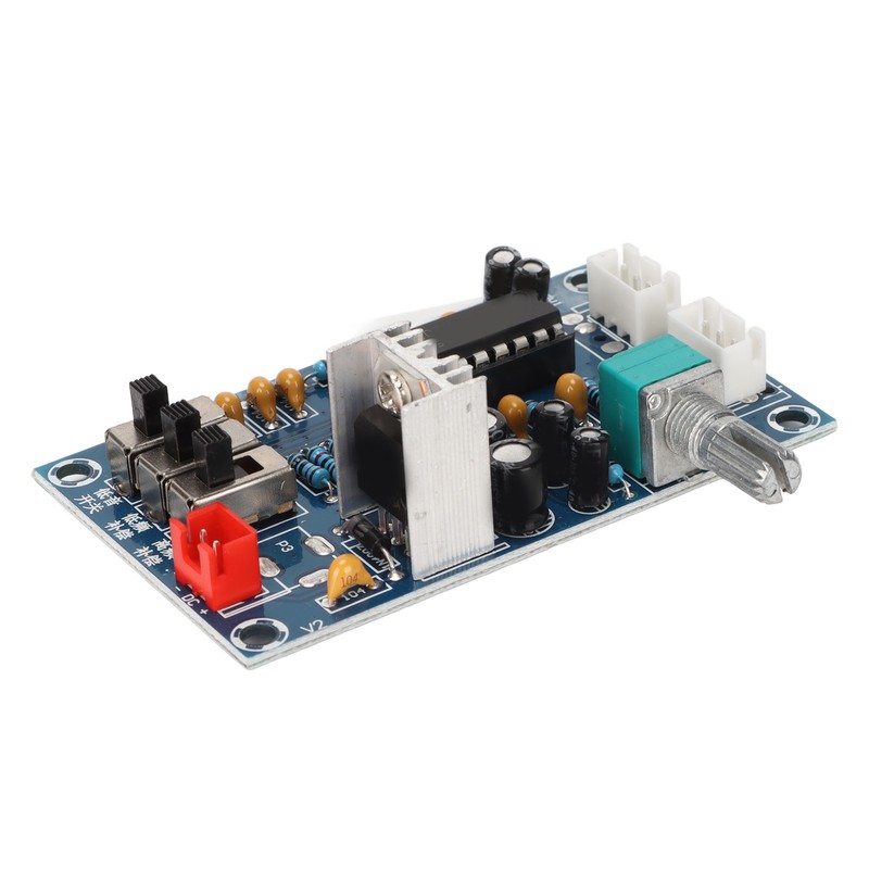 12V Amplifier Board 4 Level Control Digital Stereo Bass Adjustment