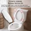 8Pcs Toilet Seat Bumpers Replacement for Kohler 1133070 1236365, for