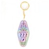 ASVP Shop Vintage Iridescent Angel Number Keyring, Iridescent