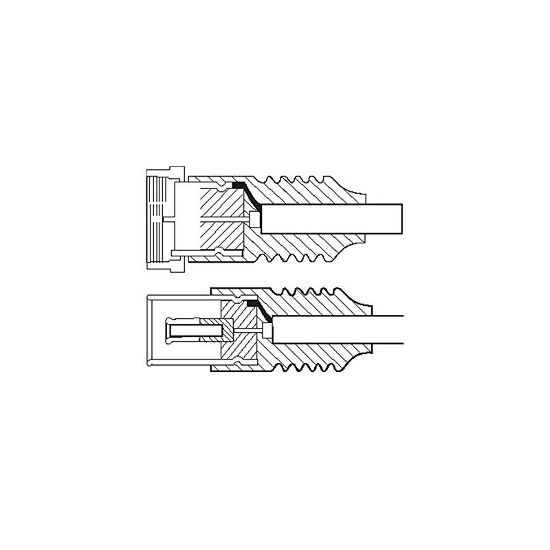 Goobay 11830 SAT Antenna Adapter Cable (<70 dB), 2X Shielded,