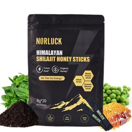 NORLUCK Himalayan Celestial Honey Energy Bar – Herbal Blend with Ashwagandha & Gokshura, Sugar-Free