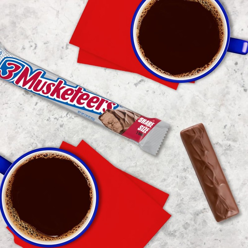 3 MUSKETEERS Milk Chocolate Candy Bars - Full Size Chocolate