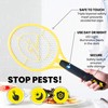 ZAP iT! Electric Fly Swatter Racket & Mosquito Zapper with