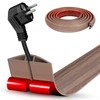 Floor Cord Cover Self Adhesive Cord Hider,20FT Cable Management, Extension