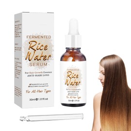 Fermented Rice Water Serum, Rice Water for Hair Growth, Puraect Fermented Rice Water Serum, Rice Water for Hair Growth Essence Anti-Hair Loss, for Thinning Hair and Hair Loss