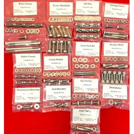 ALLOYBOLTZ - Compatible with Buick Big Block 455 Engine Bolts Screw KIT Stainless Steel HEX Set