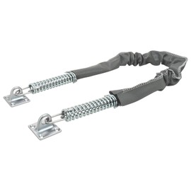 Nuk3y Heavy Duty Storm Crash Chain with Solid Brass Bracket (Stainless Steel, 25-1/2")