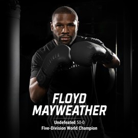 Hayabusa Mayweather Champ Boxing Gloves for Men and Women - Black, 12oz