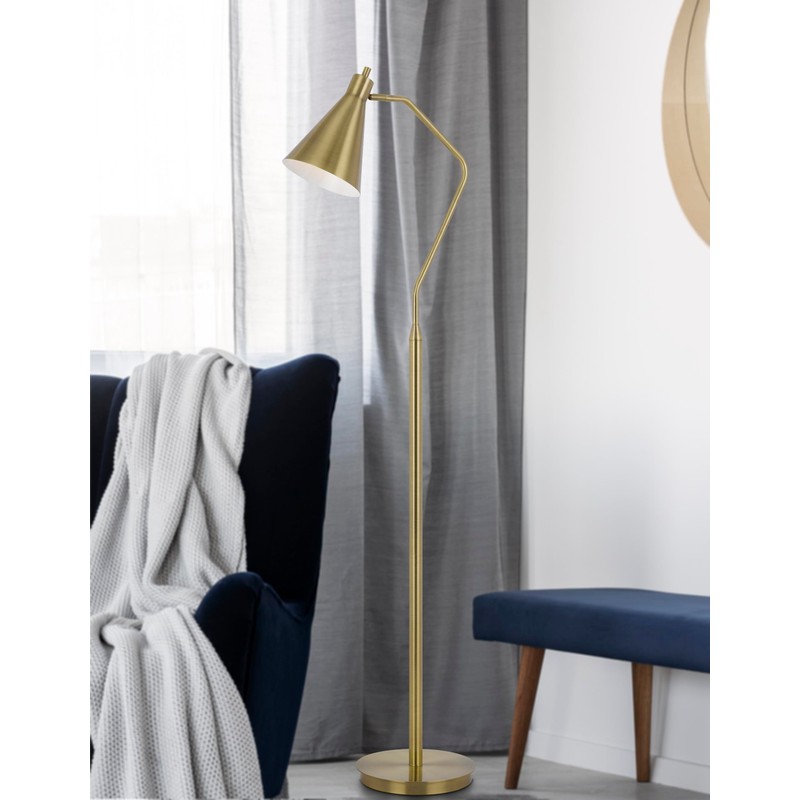150W 3 Way Colton Double Swing arm Floor lamp