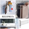 Regipro b Swing Arm Towel Hanger SUS304 Stainless Steel Wall