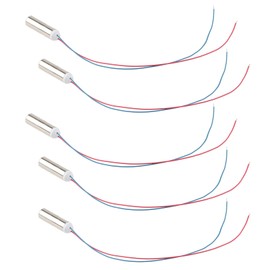 Miniature Vibration Motor Waterproof Motar 5V Iron Plastic 5pcs 14500RPM Waterproof Cylindrical Microcoreless Vibration Motor for Massager