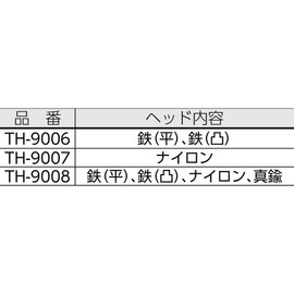 TRUSCO Head Replacement for Hammer Replacement Head Nylon 3 Pack The