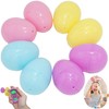 8Pcs Plastic Surprise Easter Eggs 5.7cm, Treat Filler Eggs, Multicolour