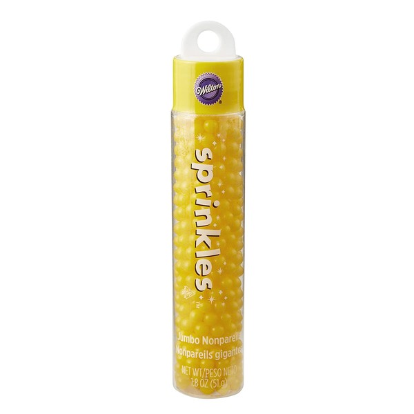 Wilton 710-9976 Hanging Skinny Yellow Jumbo Nonpareils