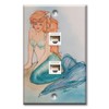 Art Plates - Two Port RJ45 Ethernet decorative printed keystone