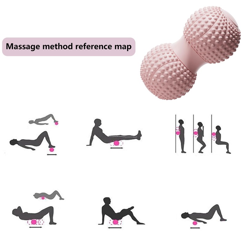HAOBIN Double Massage Ball Peanut Balls Can Effectively Perform Band