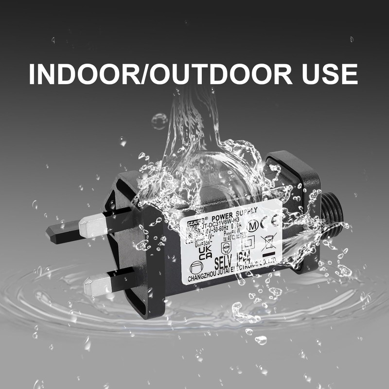 String Light Indoor-Outdoor for CZJUTAI JT-DC31V6W /3.6W /1.35W-E2-IP44 Christmas Lighting