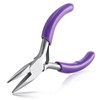 SPEEDWOX 3-Inch Chain Nose Pliers - Miniature Pocket Plier for