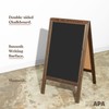 Ilyapa Wooden Sandwich Board Signs Outdoor A Frame Chalkboard Sign