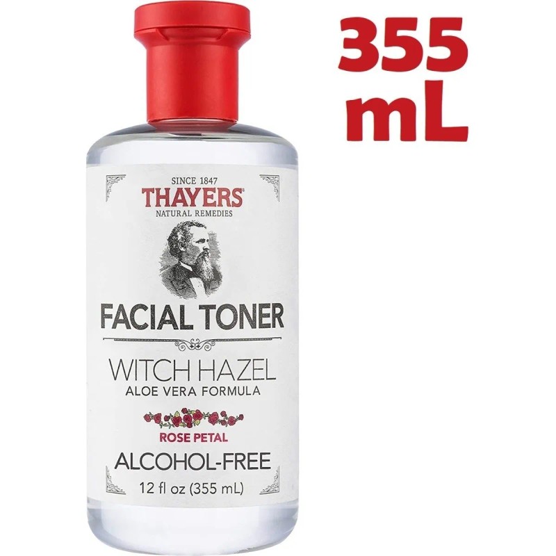 Thayers Tónico Facial Witch Hazel Rose Petal 355ml Hidratante Libre