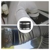 100 mm flexible rubber sleeve, rubber coupling with stainless steel