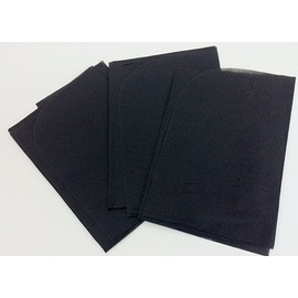 Kindai Disposable Soft Aprons, Black (Non-woven Type), Pack of 100