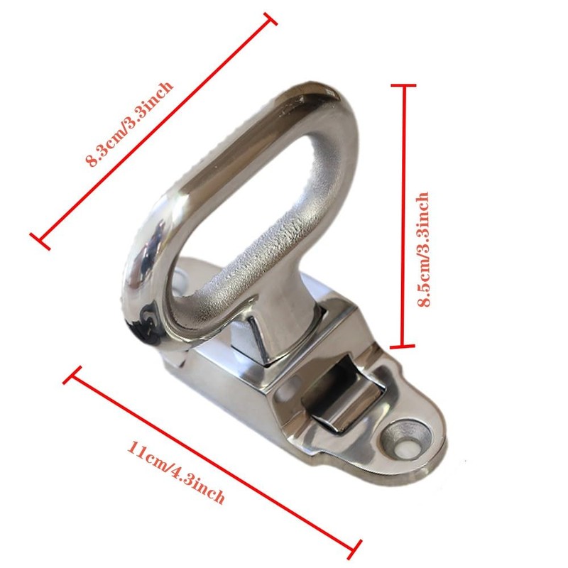 2 Pack Stainless Steel Folding Step, Heavy Duty 304, Non-Slip