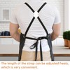 Chef Aprons for Men Women，BBQ Waterproof Apron with Large Pockets,Cotton