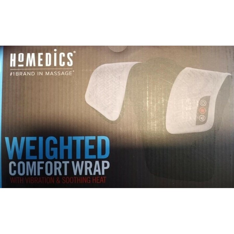 Homedics Weighted Comfort Wrap W/Vibration & Shooting Heat #1 Brand