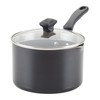 Farberware Cookstart DiamondMax Nonstick Straining Saucepan, Dishwasher Safe, 3 Quart,
