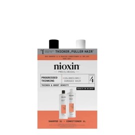 Nioxin Scalp + Hair Thickening System 4 Shampoo + Conditioner 1L Duo