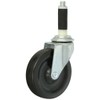 Shepherd Regent Series 4" Diameter Hard Rubber Wheel Swivel Caster,