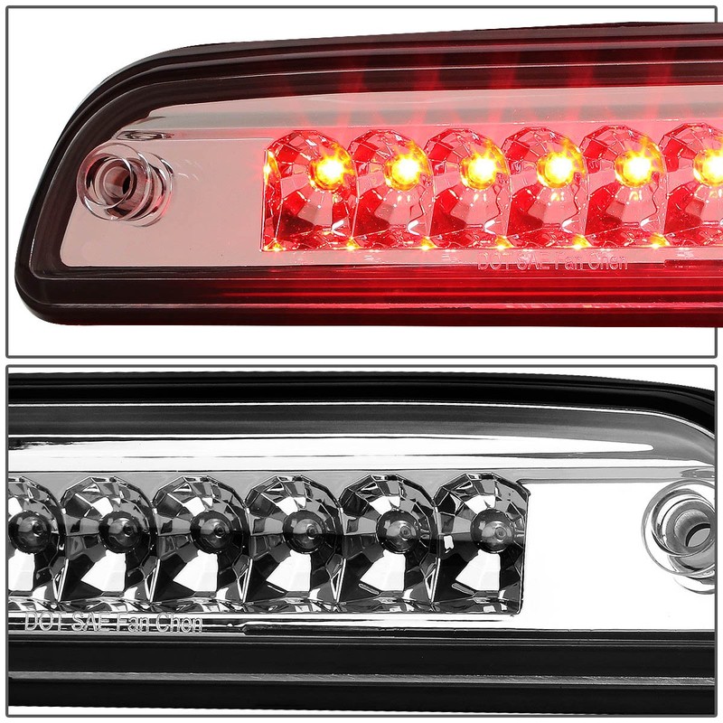 DNA MOTORING 3BL-TTAC95-LED-CH Chrome Housing LED High Mount 3rd Third